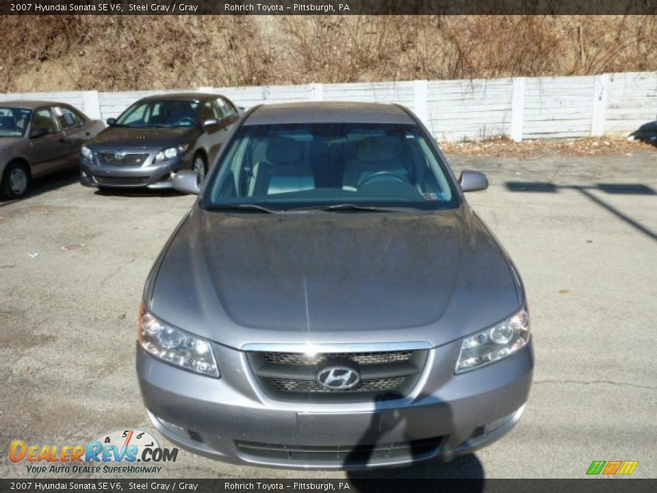 2007 Hyundai Sonata SE V6 Steel Gray / Gray Photo #15