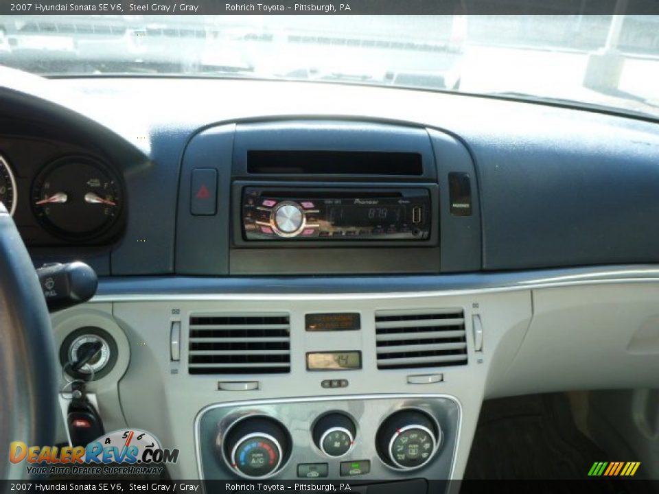 2007 Hyundai Sonata SE V6 Steel Gray / Gray Photo #19