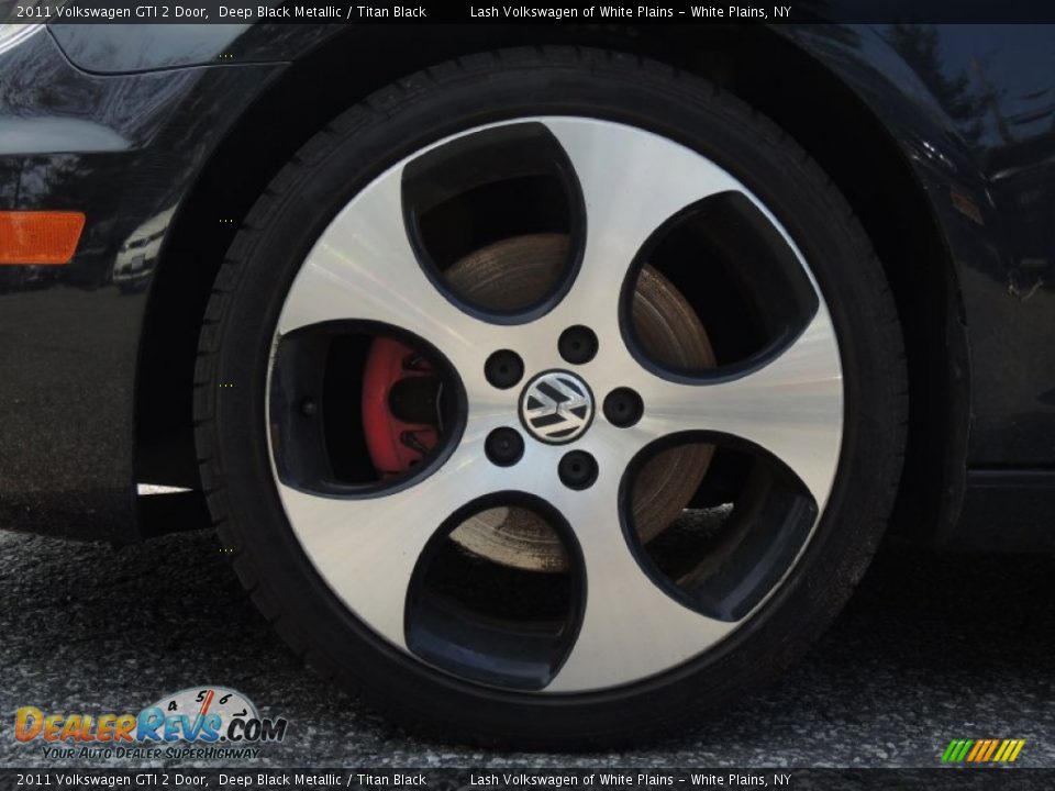 2011 Volkswagen GTI 2 Door Deep Black Metallic / Titan Black Photo #3