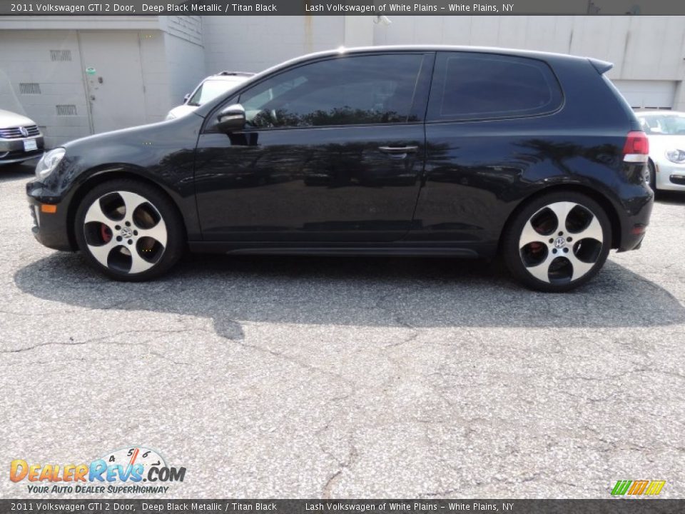 2011 Volkswagen GTI 2 Door Deep Black Metallic / Titan Black Photo #4