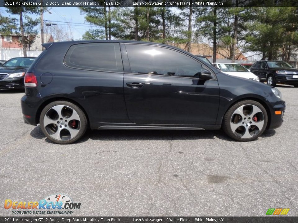 2011 Volkswagen GTI 2 Door Deep Black Metallic / Titan Black Photo #8