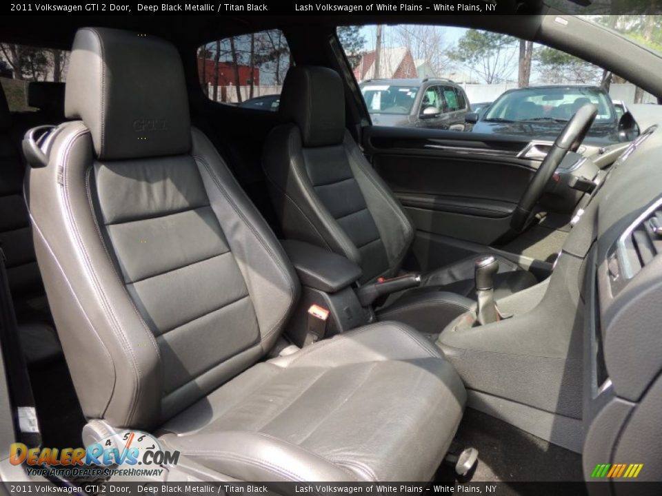 2011 Volkswagen GTI 2 Door Deep Black Metallic / Titan Black Photo #13