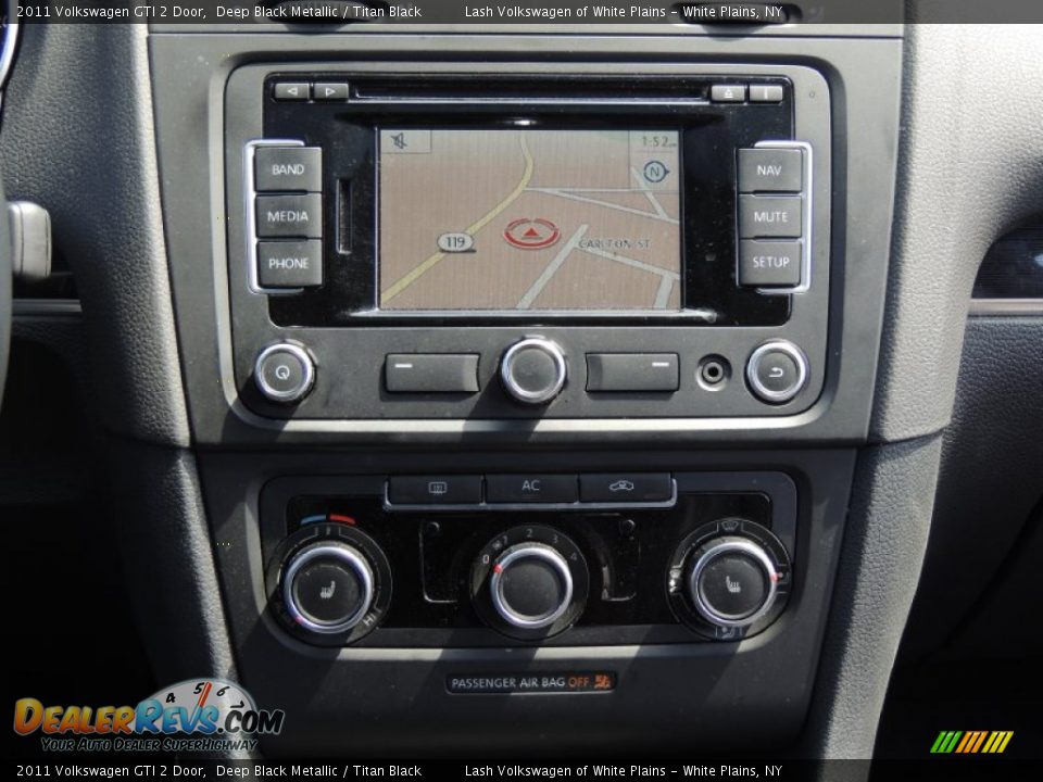 2011 Volkswagen GTI 2 Door Deep Black Metallic / Titan Black Photo #19