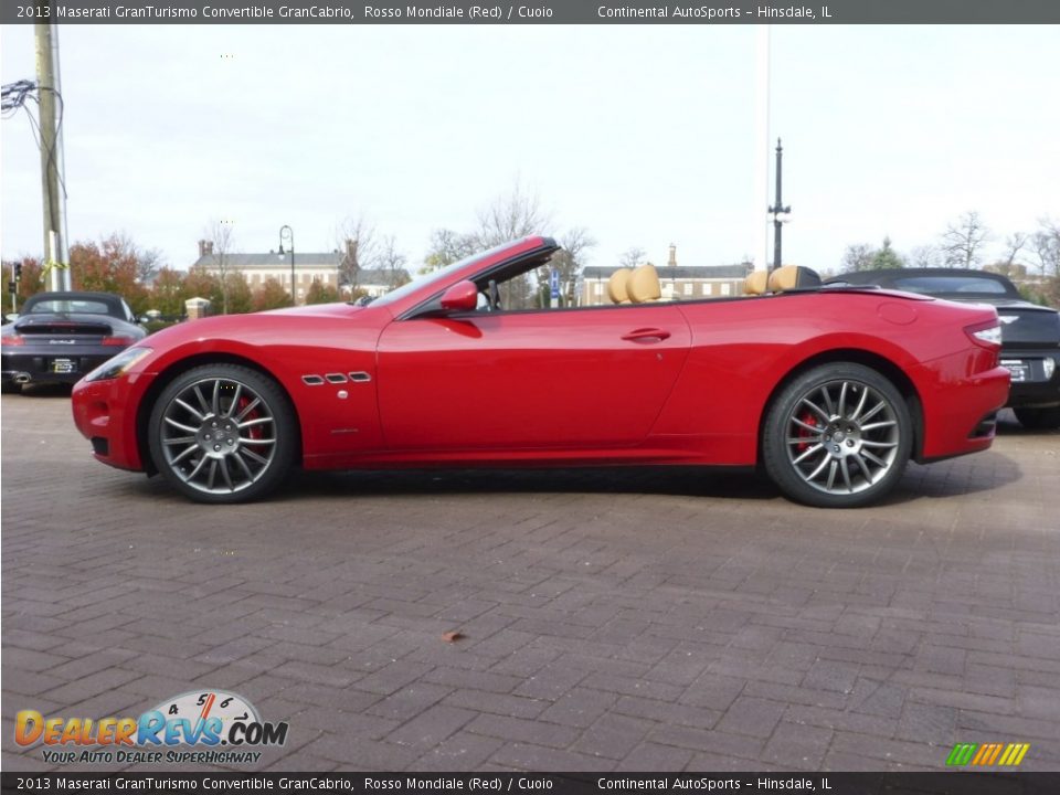 Rosso Mondiale (Red) 2013 Maserati GranTurismo Convertible GranCabrio Photo #3