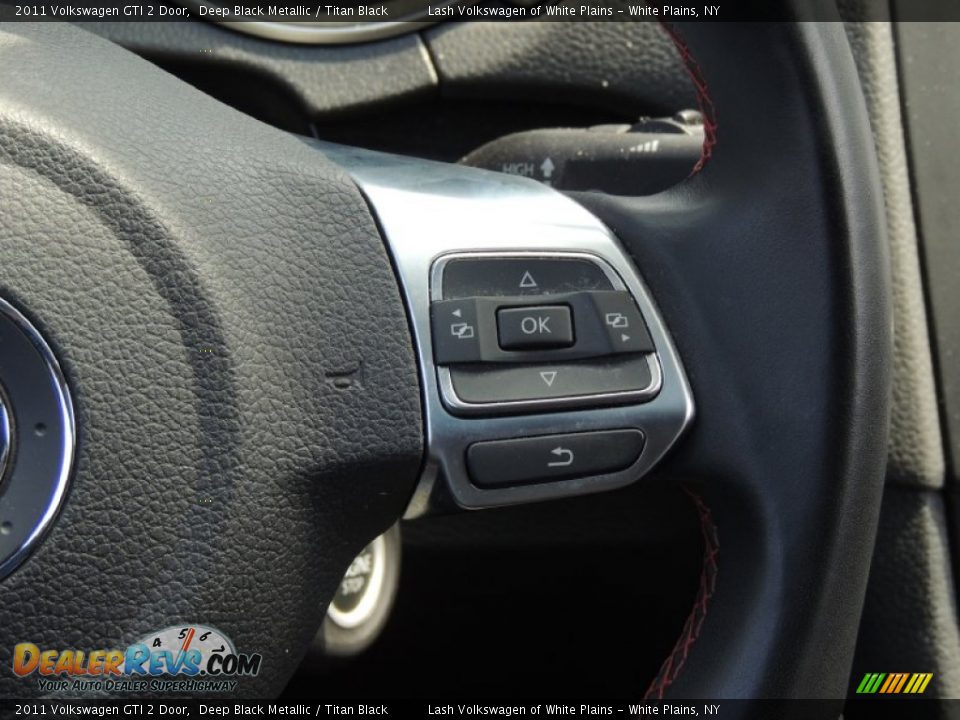 2011 Volkswagen GTI 2 Door Deep Black Metallic / Titan Black Photo #23