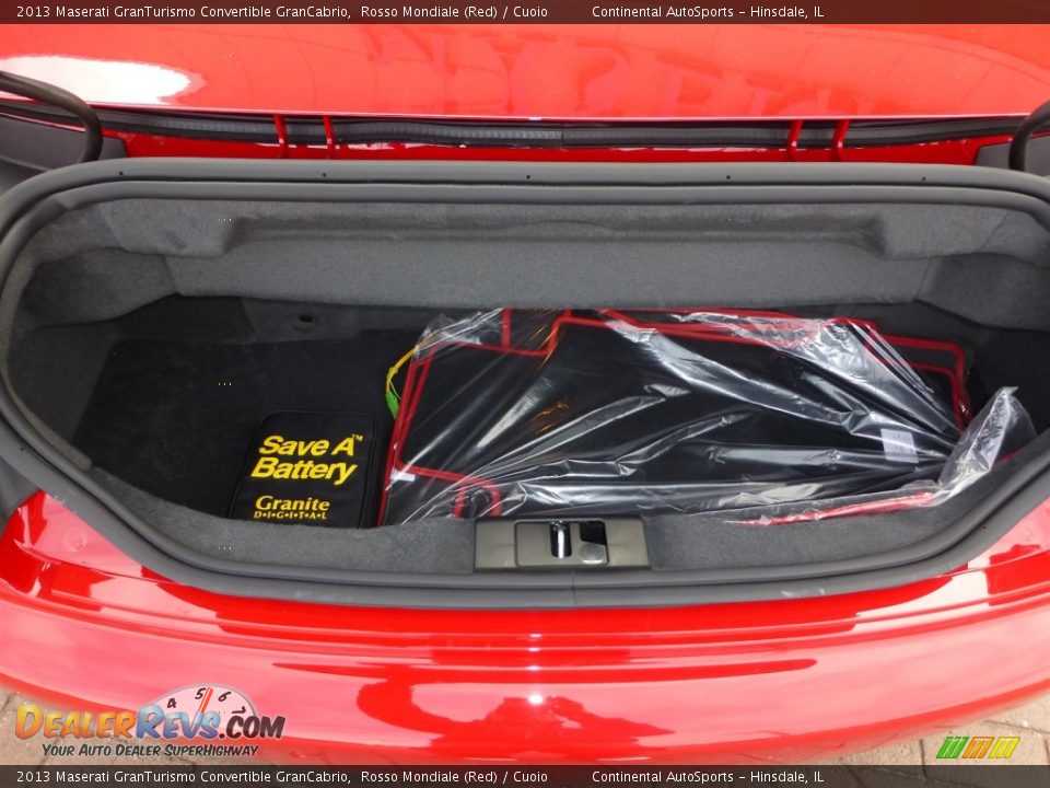 2013 Maserati GranTurismo Convertible GranCabrio Trunk Photo #6