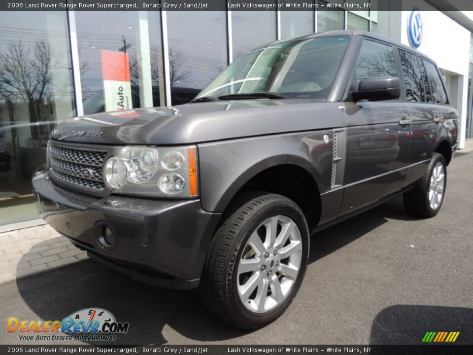 2006 Land Rover Range Rover Supercharged Bonatti Grey / Sand/Jet Photo #1