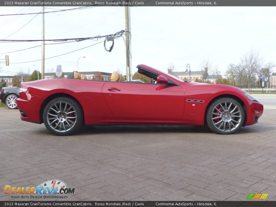 Rosso Mondiale (Red) 2013 Maserati GranTurismo Convertible GranCabrio Photo #8