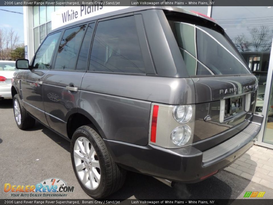 2006 Land Rover Range Rover Supercharged Bonatti Grey / Sand/Jet Photo #4