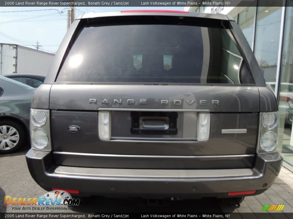 2006 Land Rover Range Rover Supercharged Bonatti Grey / Sand/Jet Photo #5