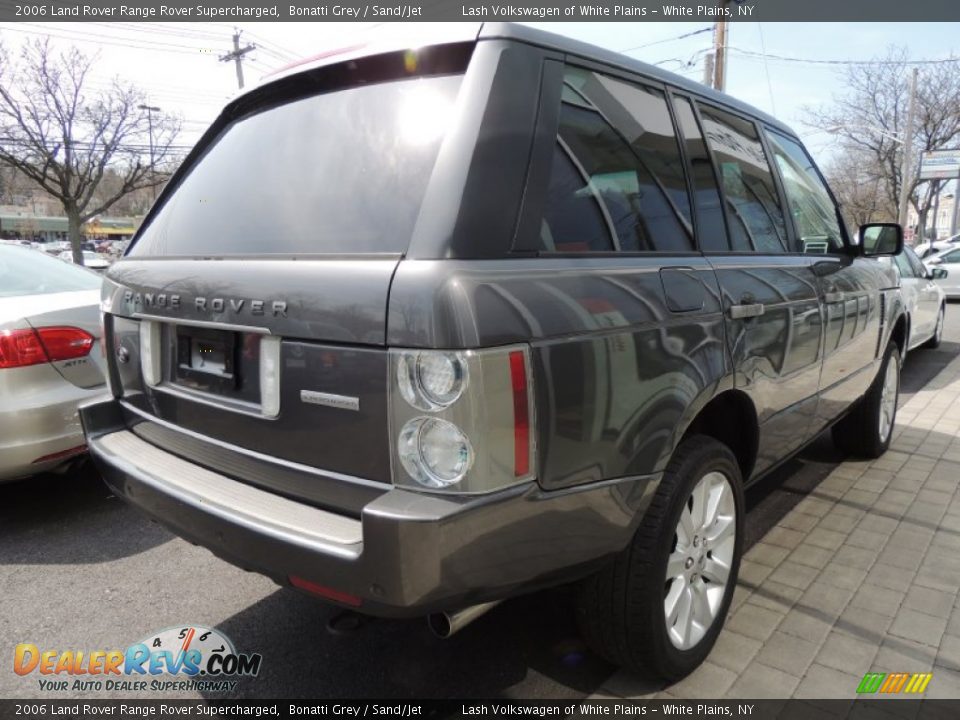 2006 Land Rover Range Rover Supercharged Bonatti Grey / Sand/Jet Photo #6