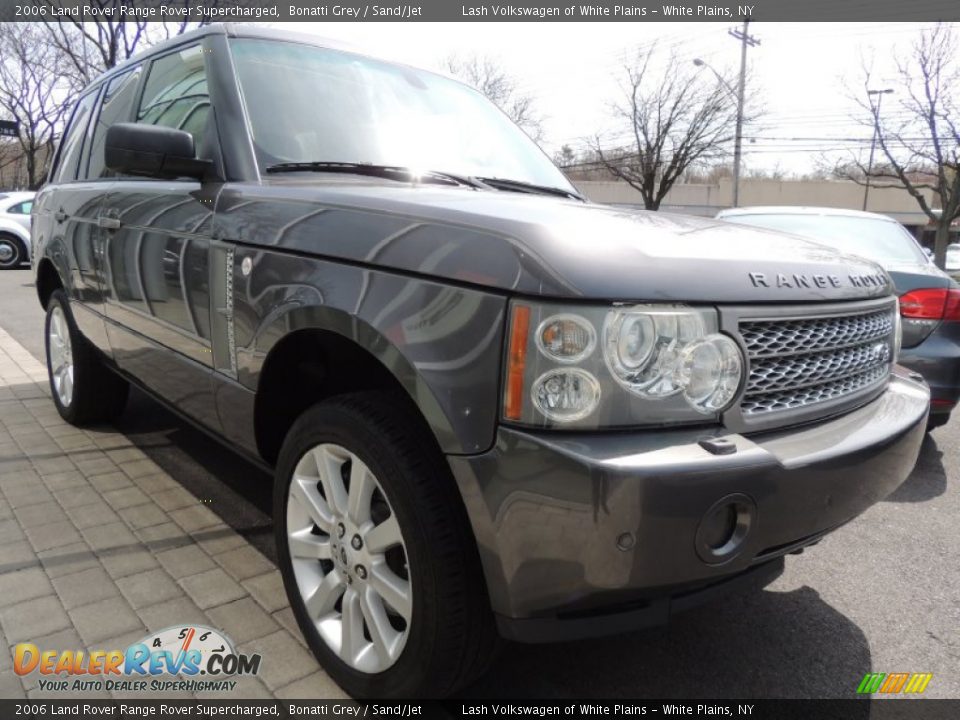 2006 Land Rover Range Rover Supercharged Bonatti Grey / Sand/Jet Photo #7