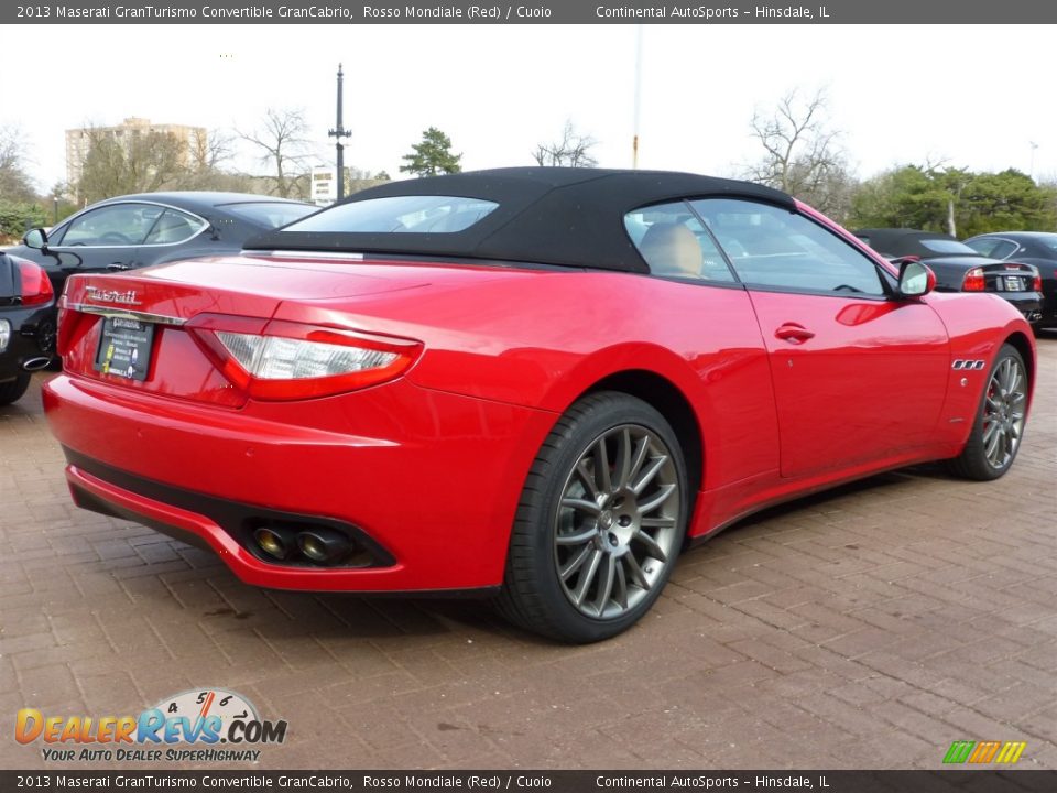 2013 Maserati GranTurismo Convertible GranCabrio Rosso Mondiale (Red) / Cuoio Photo #11