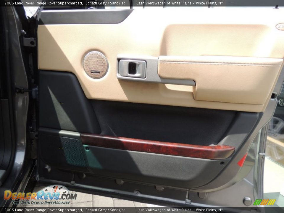 2006 Land Rover Range Rover Supercharged Bonatti Grey / Sand/Jet Photo #8