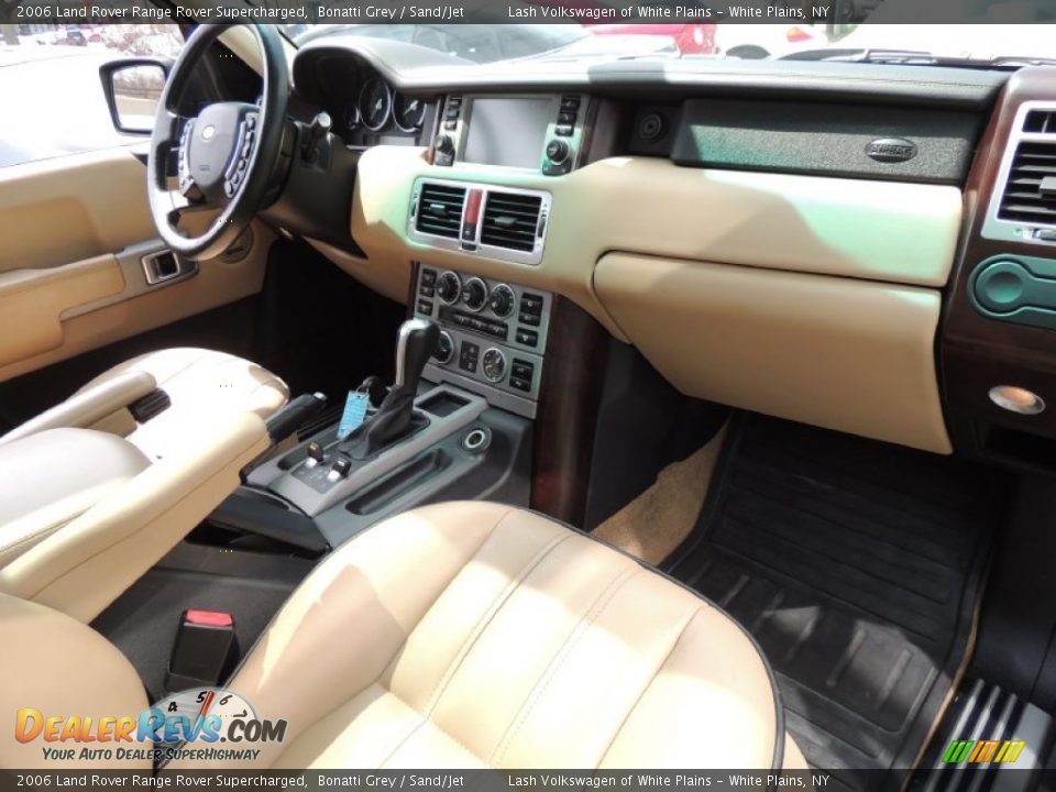 2006 Land Rover Range Rover Supercharged Bonatti Grey / Sand/Jet Photo #9