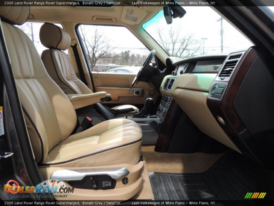 2006 Land Rover Range Rover Supercharged Bonatti Grey / Sand/Jet Photo #10