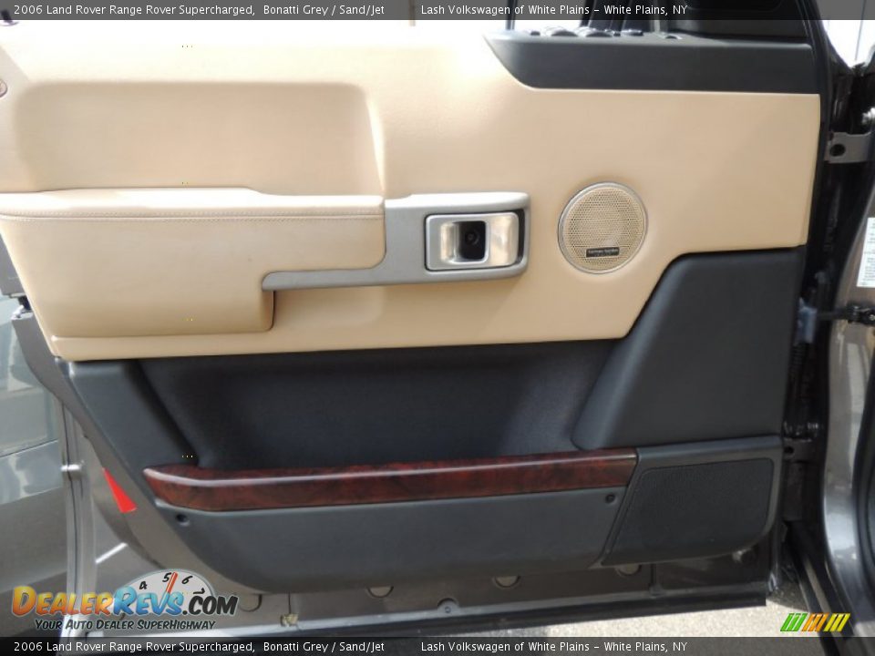2006 Land Rover Range Rover Supercharged Bonatti Grey / Sand/Jet Photo #12