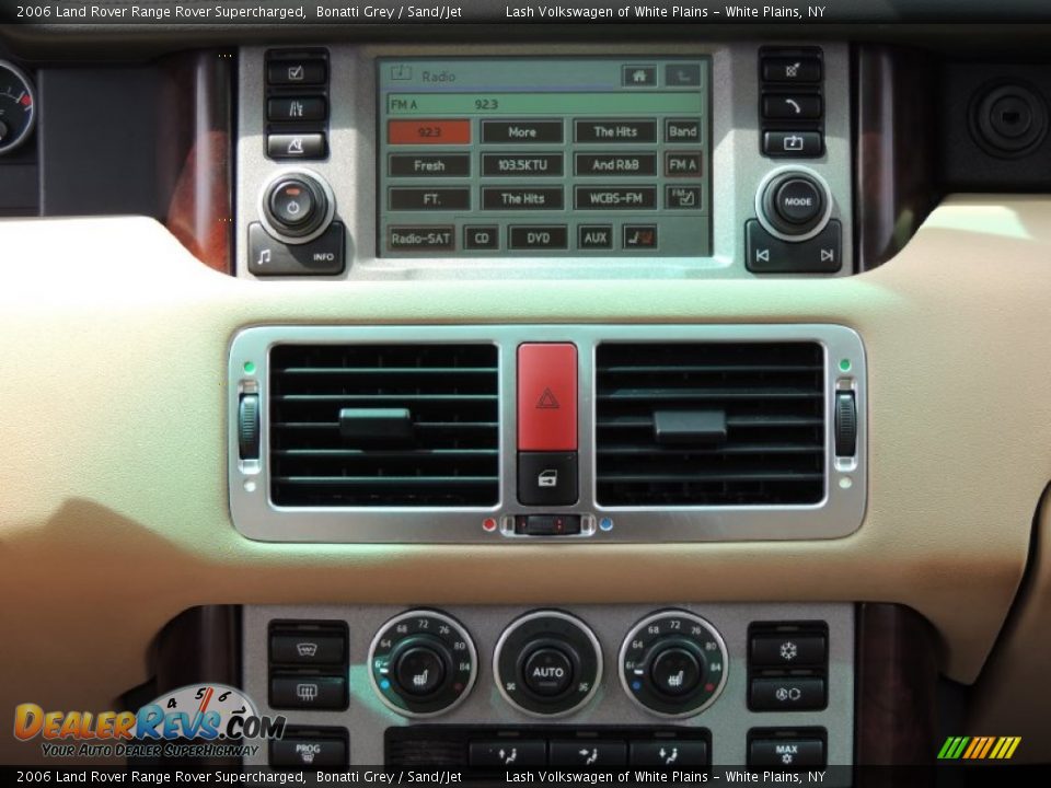 2006 Land Rover Range Rover Supercharged Bonatti Grey / Sand/Jet Photo #16