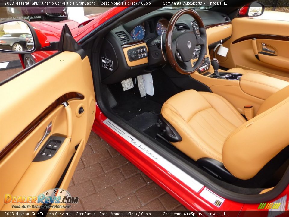 Cuoio Interior - 2013 Maserati GranTurismo Convertible GranCabrio Photo #16