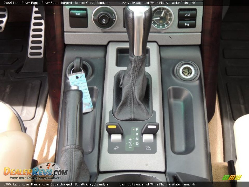 2006 Land Rover Range Rover Supercharged Bonatti Grey / Sand/Jet Photo #17