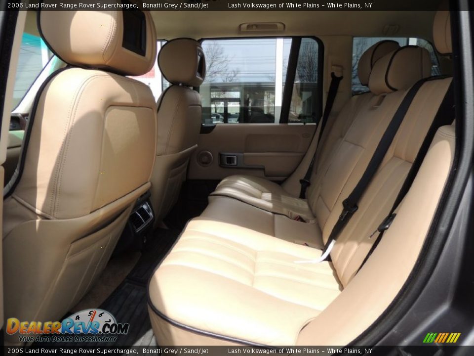 2006 Land Rover Range Rover Supercharged Bonatti Grey / Sand/Jet Photo #22