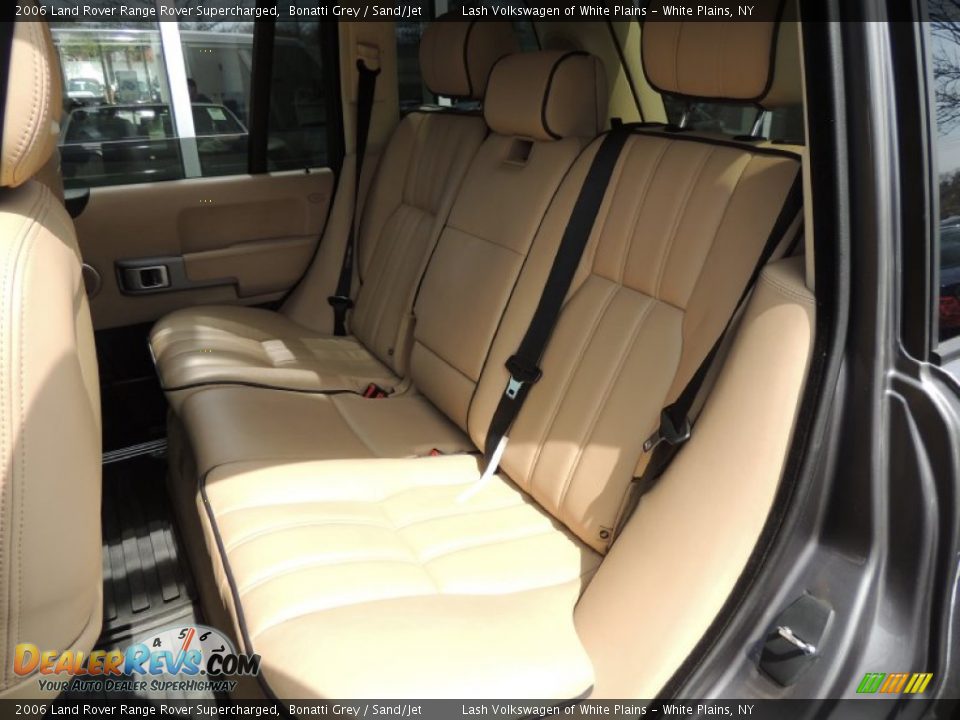 2006 Land Rover Range Rover Supercharged Bonatti Grey / Sand/Jet Photo #23