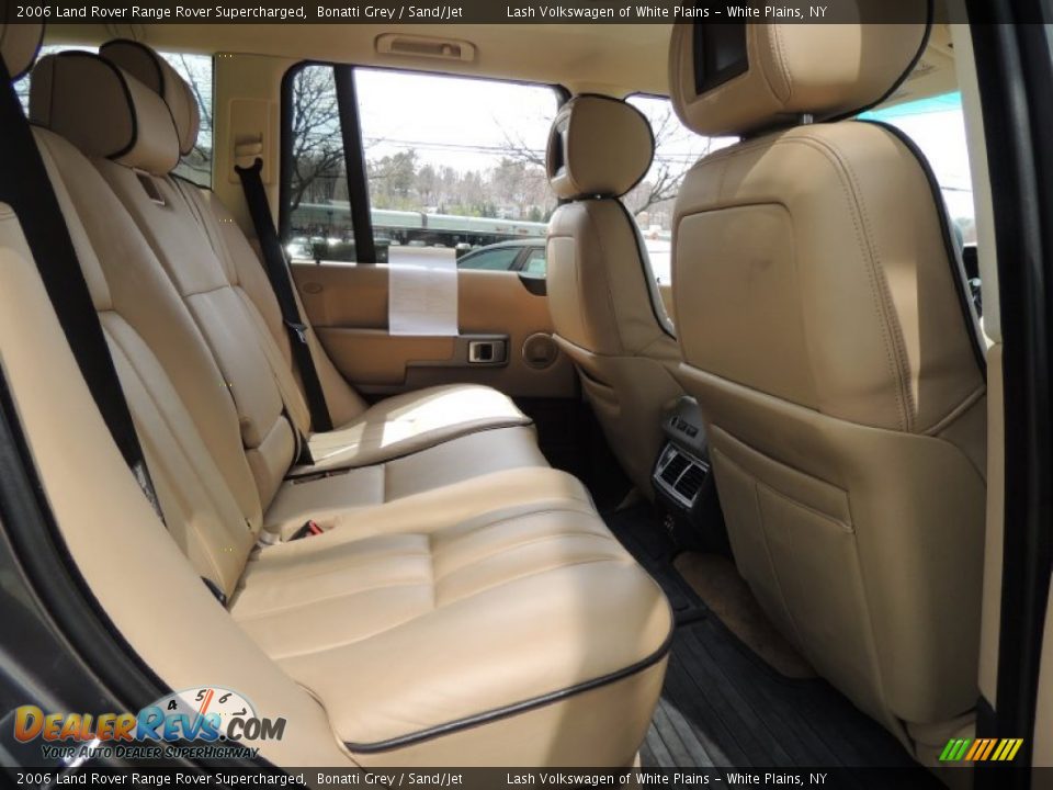 2006 Land Rover Range Rover Supercharged Bonatti Grey / Sand/Jet Photo #24