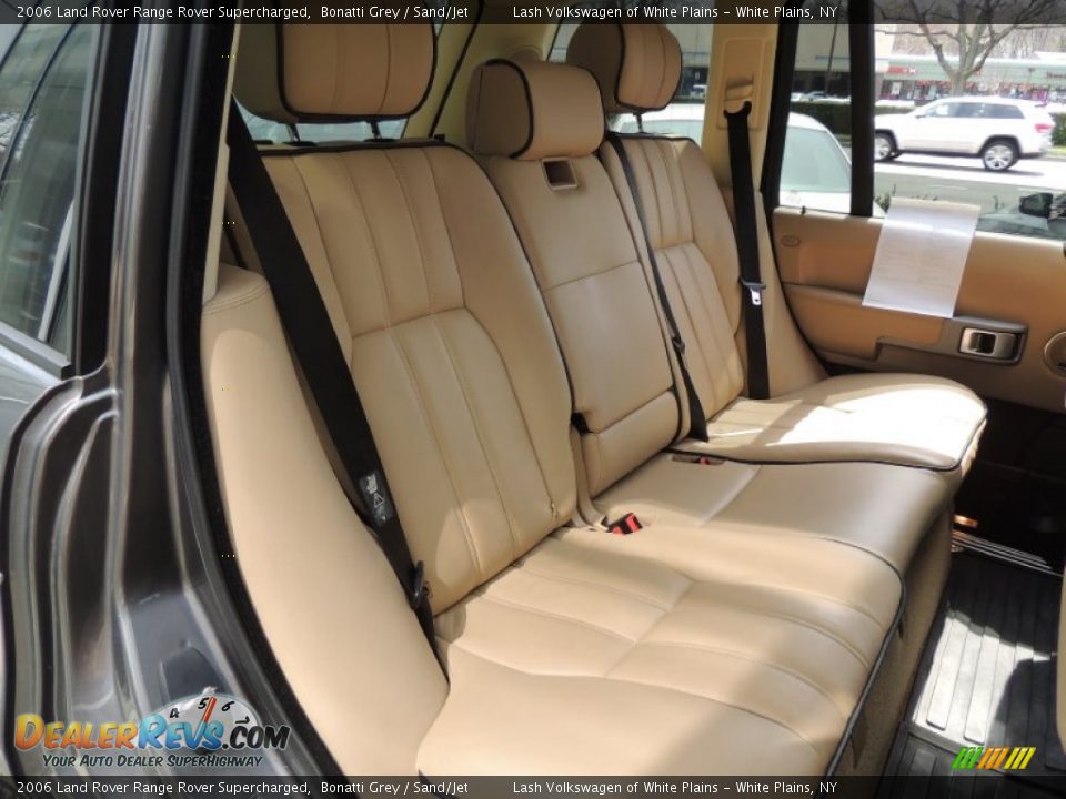 2006 Land Rover Range Rover Supercharged Bonatti Grey / Sand/Jet Photo #25