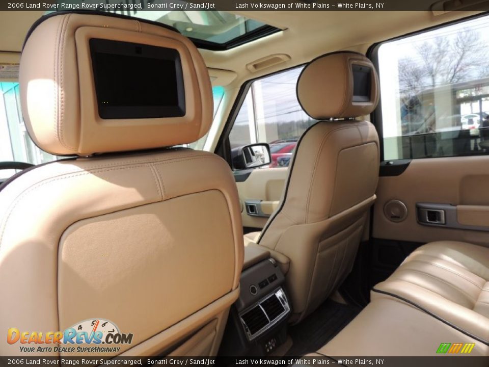 2006 Land Rover Range Rover Supercharged Bonatti Grey / Sand/Jet Photo #26