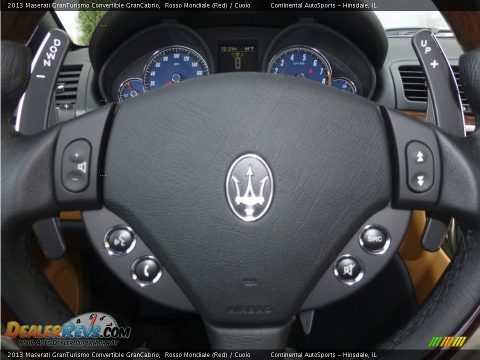 2013 Maserati GranTurismo Convertible GranCabrio Steering Wheel Photo #22