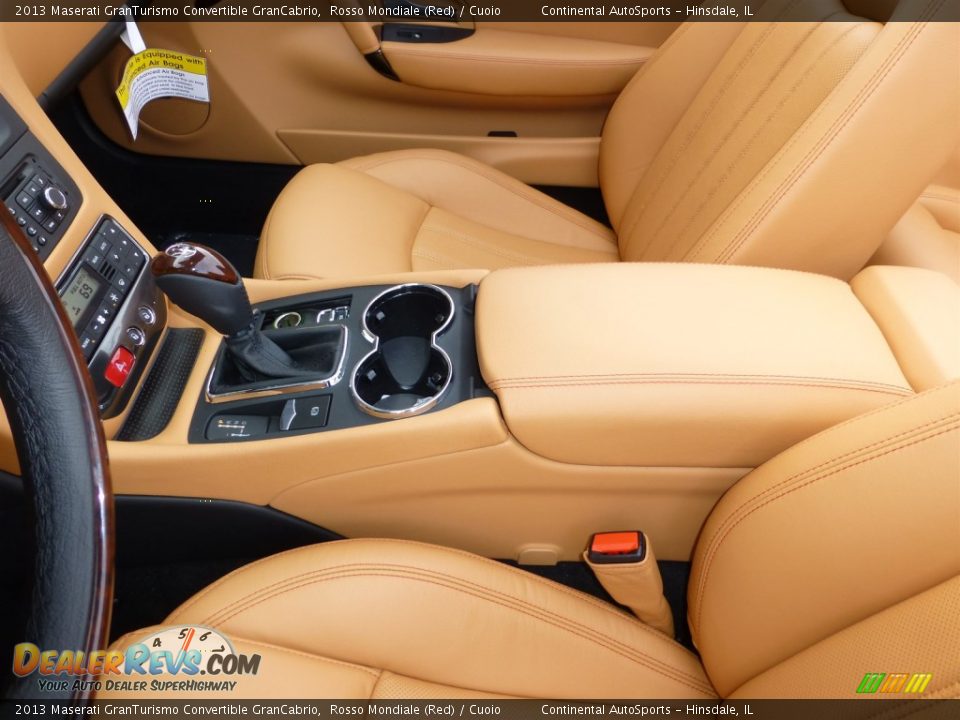 2013 Maserati GranTurismo Convertible GranCabrio Rosso Mondiale (Red) / Cuoio Photo #28