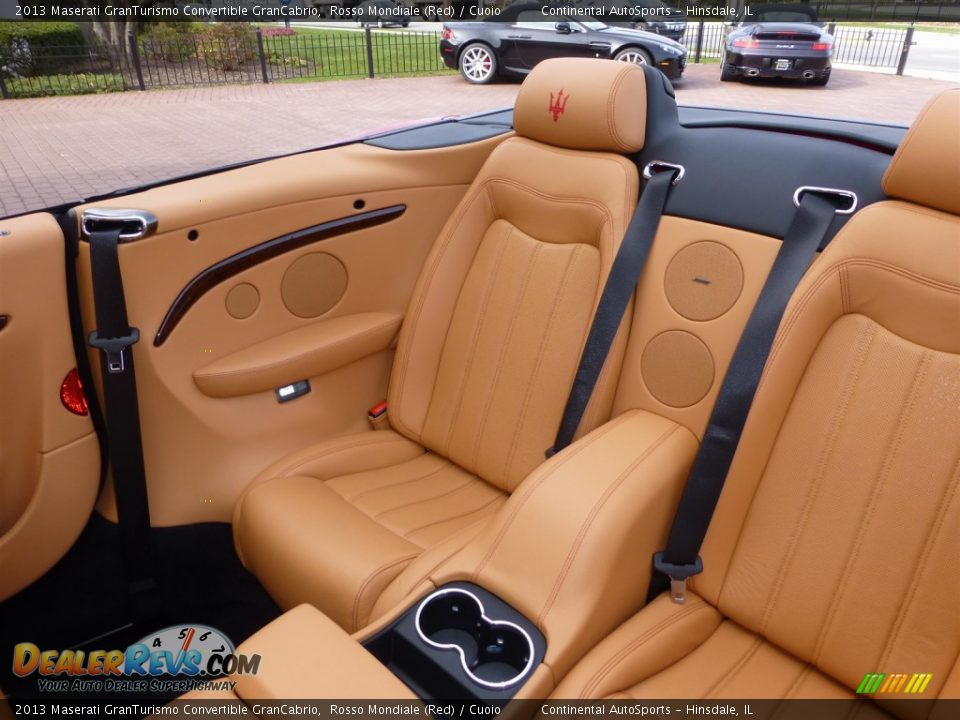 Rear Seat of 2013 Maserati GranTurismo Convertible GranCabrio Photo #30