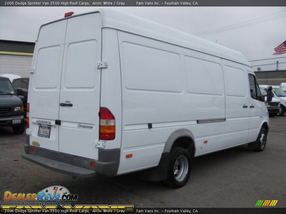 2006 Dodge Sprinter Van 3500 High Roof Cargo Arctic White / Gray Photo #6