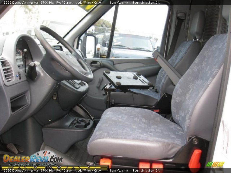 2006 Dodge Sprinter Van 3500 High Roof Cargo Arctic White / Gray Photo #8