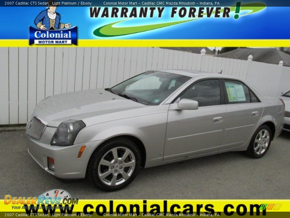 2007 Cadillac CTS Sedan Light Platinum / Ebony Photo #1