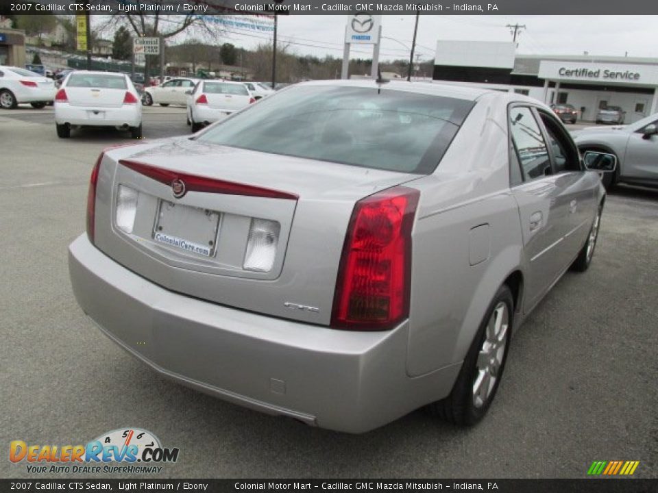2007 Cadillac CTS Sedan Light Platinum / Ebony Photo #7