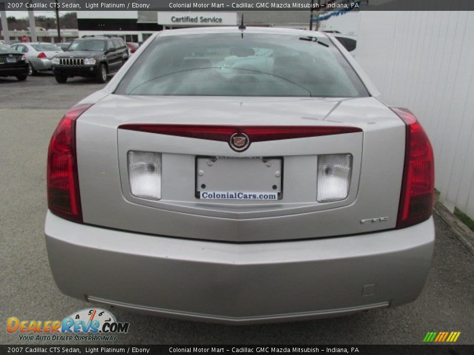2007 Cadillac CTS Sedan Light Platinum / Ebony Photo #8