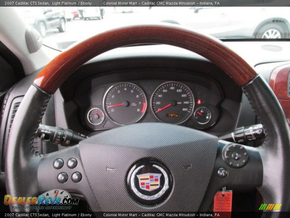 2007 Cadillac CTS Sedan Light Platinum / Ebony Photo #17