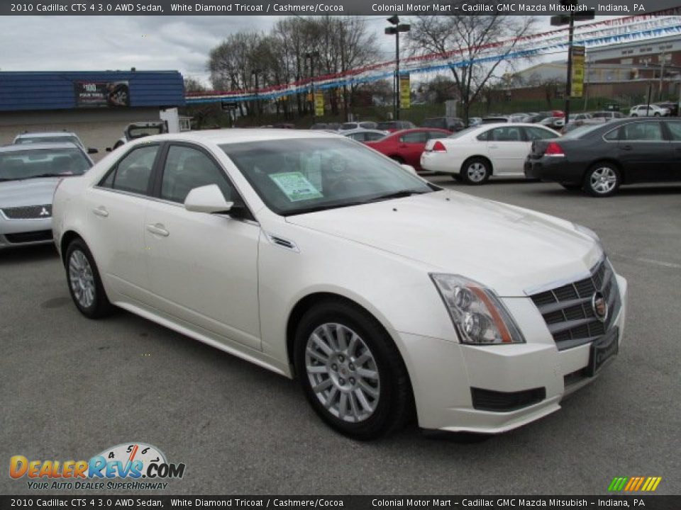 Front 3/4 View of 2010 Cadillac CTS 4 3.0 AWD Sedan Photo #5