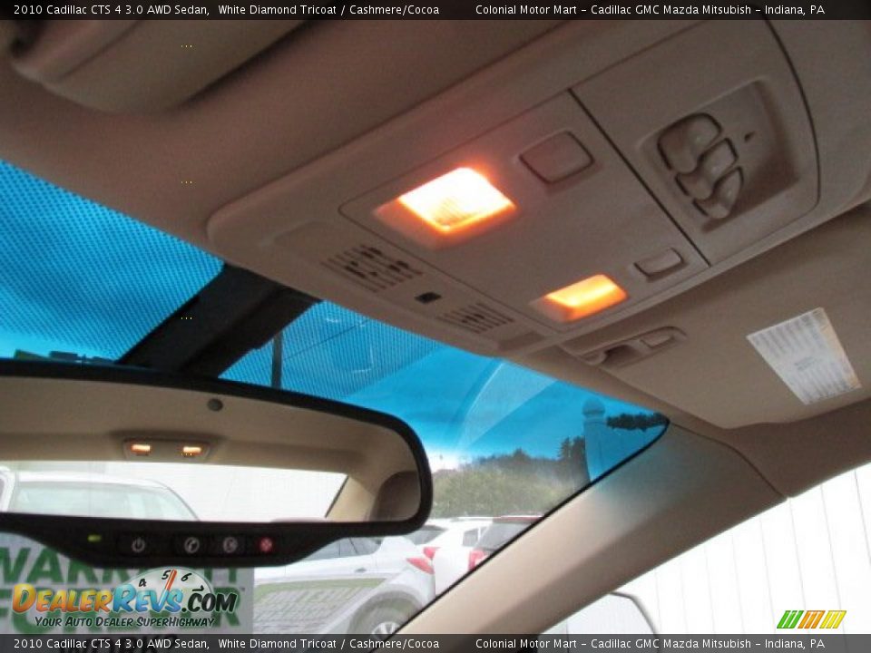 2010 Cadillac CTS 4 3.0 AWD Sedan White Diamond Tricoat / Cashmere/Cocoa Photo #16