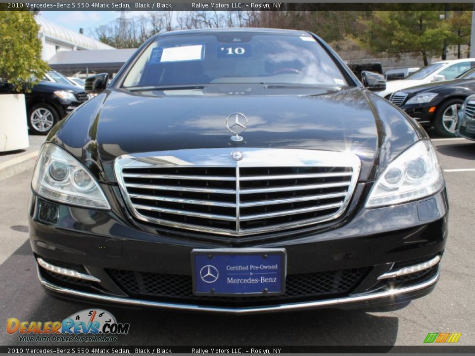 2010 Mercedes-Benz S 550 4Matic Sedan Black / Black Photo #2