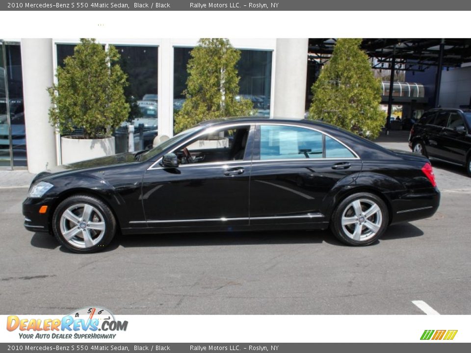 2010 Mercedes-Benz S 550 4Matic Sedan Black / Black Photo #3