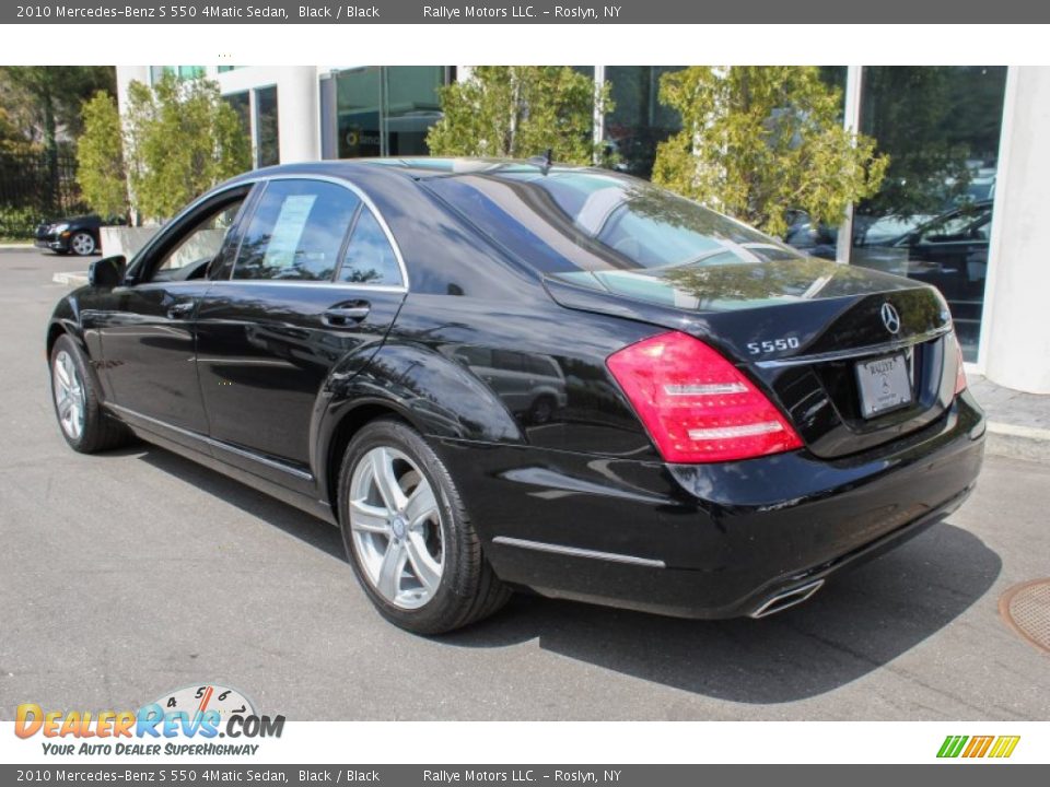 2010 Mercedes-Benz S 550 4Matic Sedan Black / Black Photo #4