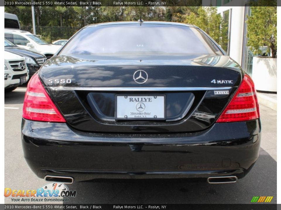 2010 Mercedes-Benz S 550 4Matic Sedan Black / Black Photo #5