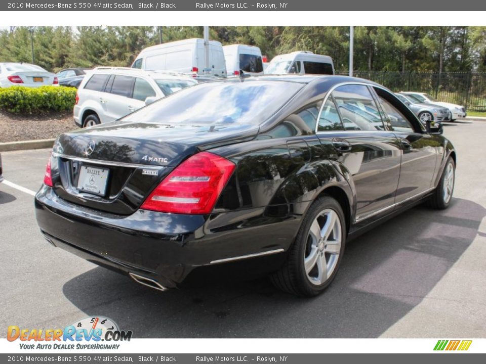 2010 Mercedes-Benz S 550 4Matic Sedan Black / Black Photo #6