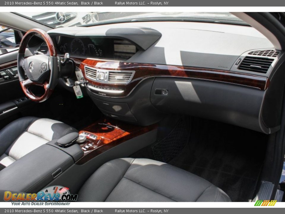 2010 Mercedes-Benz S 550 4Matic Sedan Black / Black Photo #8