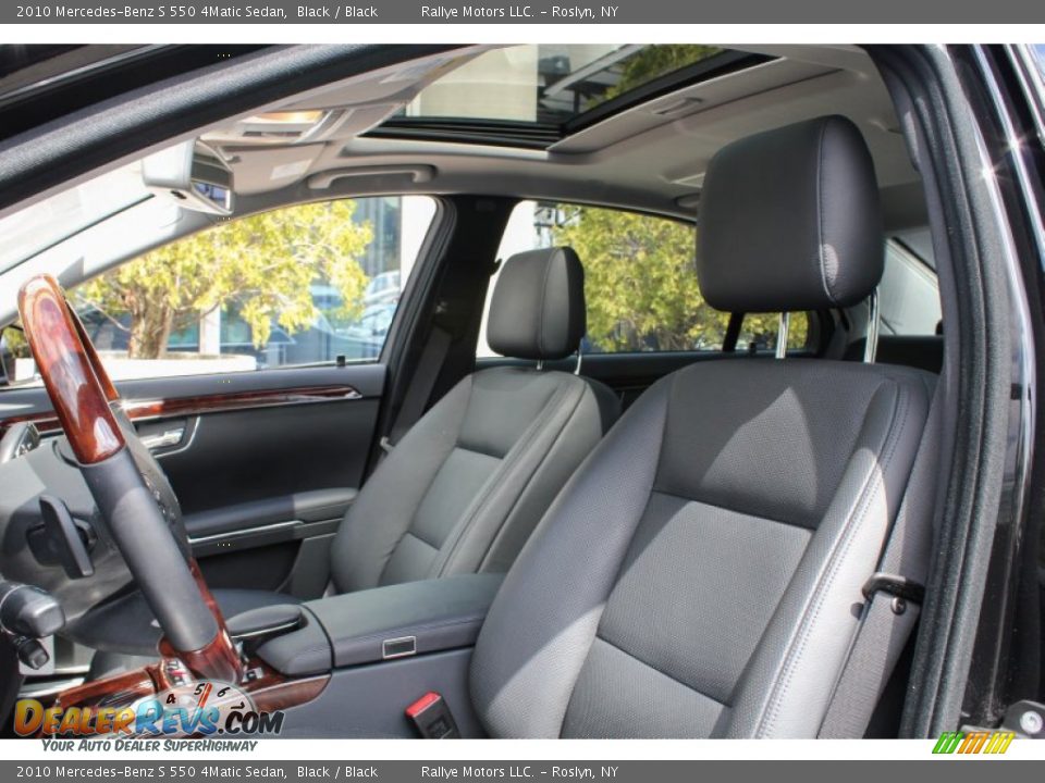 2010 Mercedes-Benz S 550 4Matic Sedan Black / Black Photo #11