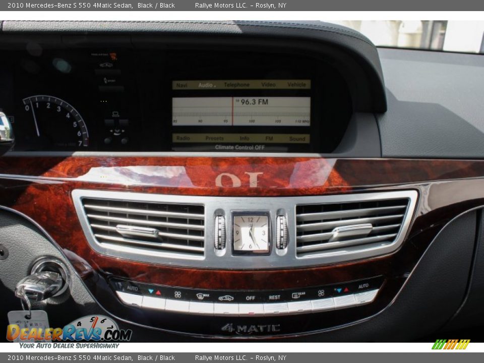 2010 Mercedes-Benz S 550 4Matic Sedan Black / Black Photo #12
