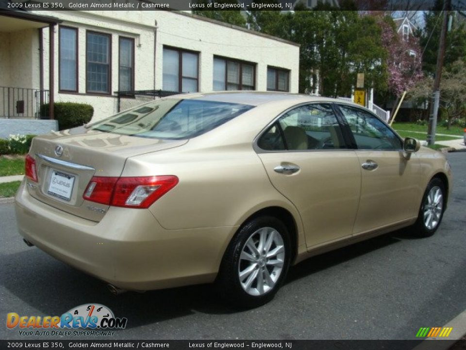 2009 Lexus ES 350 Golden Almond Metallic / Cashmere Photo #4