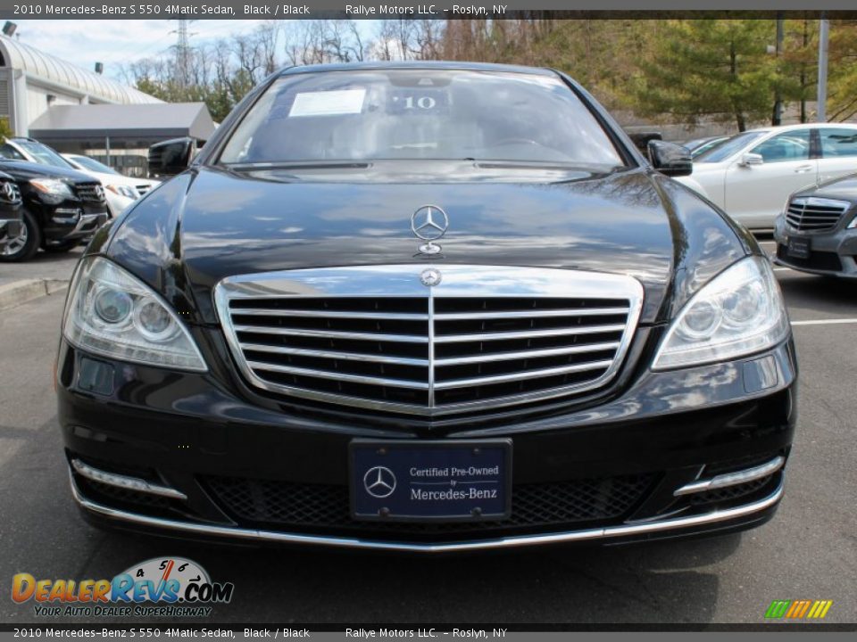 2010 Mercedes-Benz S 550 4Matic Sedan Black / Black Photo #2